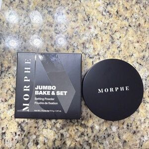 Morphe Bake & Set Setting Powder JUMBO SIZE 0.61 oz 17.5 g TRANSLUCENT.